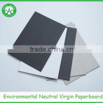 Laminated white coated duplex paper board with grey back