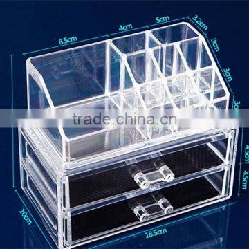 Acrylic Cosmetic Organizer With Removable Lipstick Holder photo-3