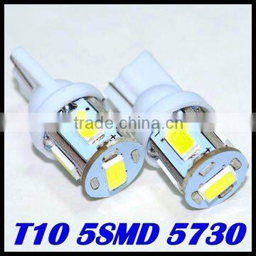 NEW 2015 Wholesale white T10 W5W 5630 5smd super bright Auto led car lighting wedge auto lamp