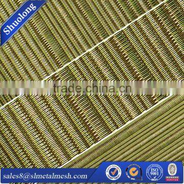 Bronze art mesh for architectural use metal fabric decoration