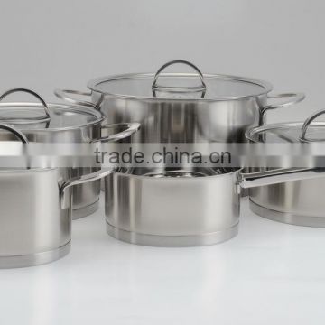 [BSCI] 9pcs German Elegent Stainless Steel Cooking Pot