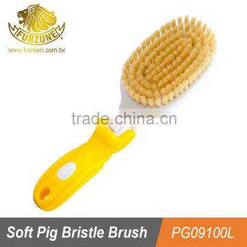 Soft Pig Bristle Brush Pet Dog Grooming