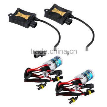 2pcs/lot 55W DC 12V Xenon HID Kit H7 6000K White Color Warm White Head Light Car Auto Lamp Bulb Headlights Single beam&