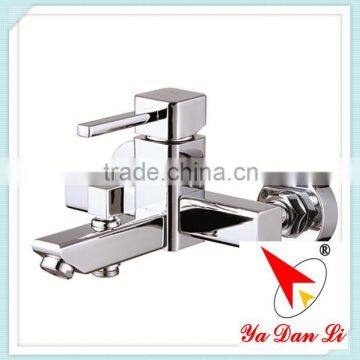 Polished Chrome Good Quality Wall Mounted Hidden Bathtub Faucet With Diverter photo-3