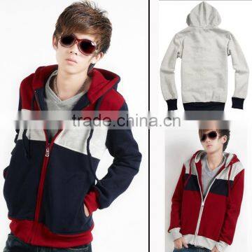 Plain high quality hoodies with zipper