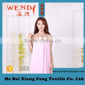 Factory Wholesale Plain Dyed Microfiber soft bath robe towel