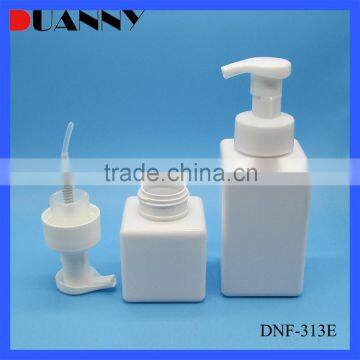 SQUARE FOAM CLEANSER BOTTLE PET MADE FOR COSMETICS