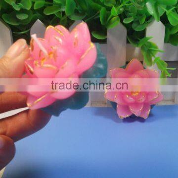 Fancy Christmas Candle Lotus Candles for Birthday Party Cakes Candles