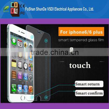 smart confirm and returnTempered glass Cell phone screen for Iphone 6/6s