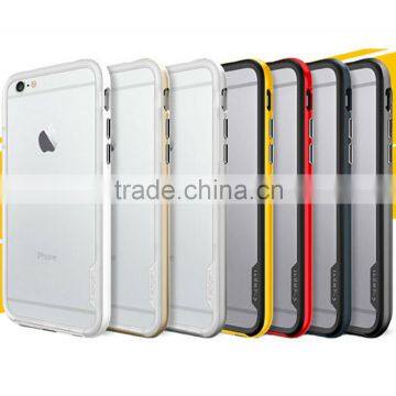 Multi Color ABS PC Material Bumper Plastic Back Phone Case for Iphone 6