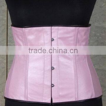 Women's Pink Steel Bond Waist Shaper Corset