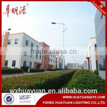 Powder coated steel pole of residential light price