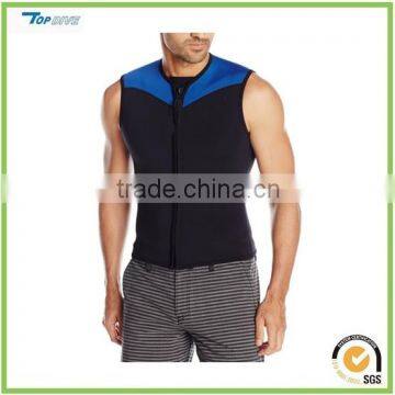 Neoprene men's exercise Vest boating vest water sports vest