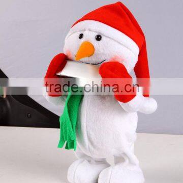 Snowman With Harmonica