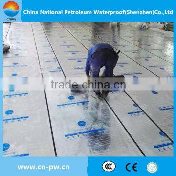 PET Self Adhesive modified bituminous waterproof membrane