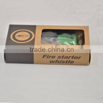 2016 Survival Magnesium Lighter Flint Stone Set With Whistle for Outdoor Camping photo-4