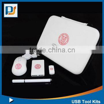 Hot Selling Usb Travel Charging Set in White/computer Usb Kit for Traveling Use/power Bank Travel Set photo-3