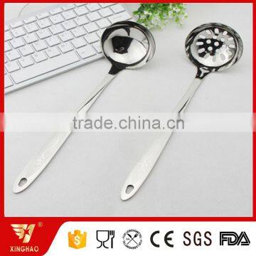 Good Quality Wholesale Utensil Soup Ladel Wire Skimmer With Rose Pattern Handle photo-4