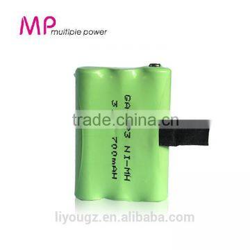 2016 Wholesale Price NI MH 700mAh Electric Bike Battery Rechargeable Battery GA BP3