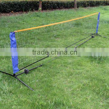 Hot Sale Mini Portable Tennis Net, Steel poles tennis pole with net