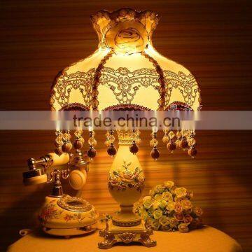 2015 New Arrival Elegent Table Lamp Wedding Table Lamp Blow Table Lamp