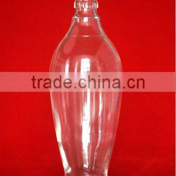 high flint glass bottle 350ml flint alcohol drinking bottle