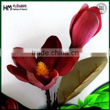 High Quality Decorative Artificial Flowers Artificial Magnolia Flowers photo-3