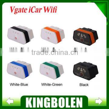 2014 Newest Vgate icar 2 Wifi ELM327 OBDMuliscan OBDII/Wifi ELM 327 eln327 WIFI Car Diagnostic interface support Android/ IOS/PC