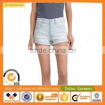 Fashion Style Sexy Mini Short Hot Denim Shorts Stretch Shorts For Women