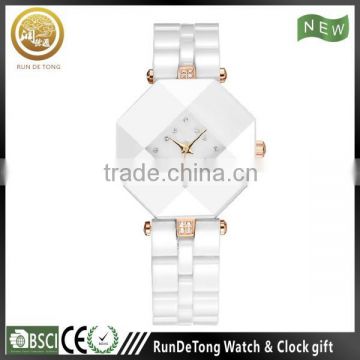 Magic cutting glass ceramic bracelet women fashion hand watch