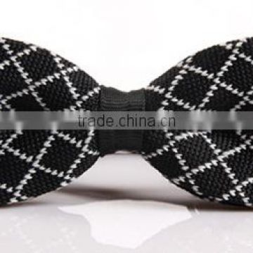 Original Design Rhombus Pattern Bowtie For Men,Knitted bowtie