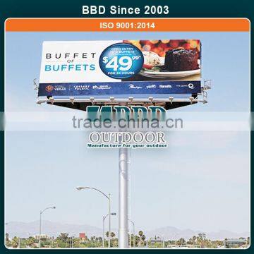 City advertising large size outdoor billboard material signs