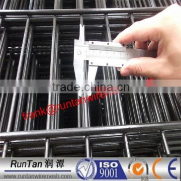 Hot dipped galvanized and pvc coated doublebeam mesh fence