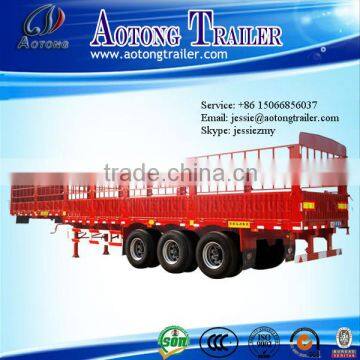 livestock fence semi trailer/cheap price manufacturer horse trailer on sale