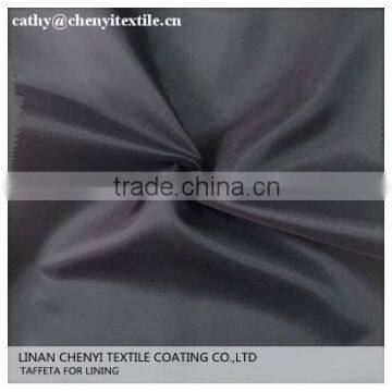 Linan Chenyi Textile 100% Polyester Taffeta Lining