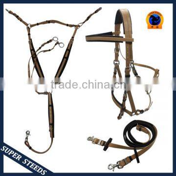 Endurance Soft PVC/TPUwebbing Horse Bridle and Halter Quality Choice photo-3