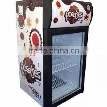 40L upright display freezer,showcase freezer,upstand freezer