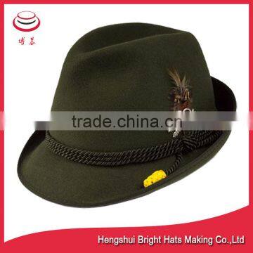 Newly Designed Wool Felt Trilby Fedora Hat photo-2