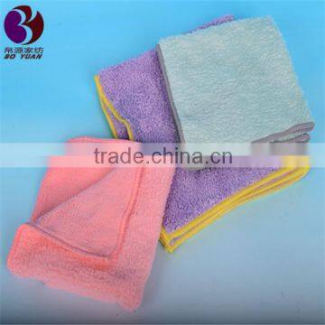 Polyester/Polyamide Terry Microfiber Antibacterial Wash Cloth/Towel