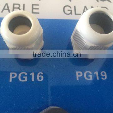 supply all kinds of wire cable glands PG9 nylon materials