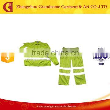 High Vis Workwear Cheap Safety Work Uniform with Reflective tapes Made in China