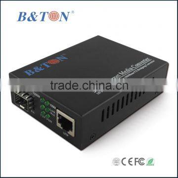 SFP Fiber Optic Converter Gigabit Transmission 10 / 100 / 1000M