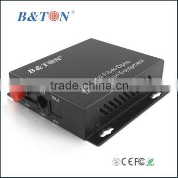 1 channel telephone fiber optic converter