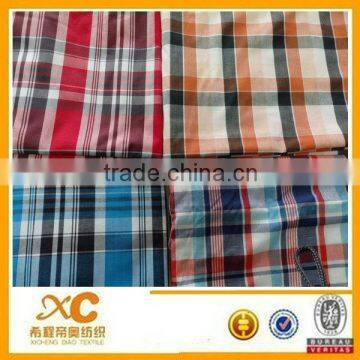 High quality large check fabric