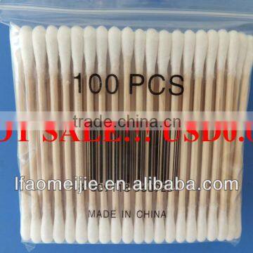 100% pure cotton daily use contton bud/cotton swab