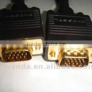 Gold plated VGA cable DB15 Male to Male