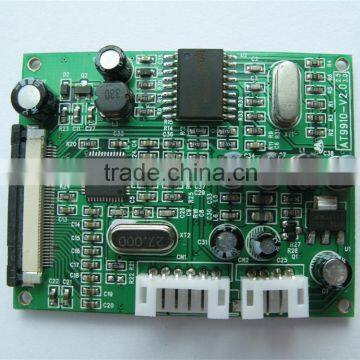 green solder mask oem connector pcb board assembly