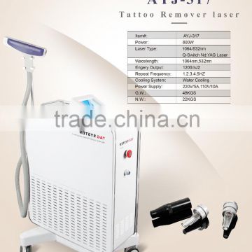 1064nm Verticle AYJ-317 ND 800mj YAG Laser Beauty Machine