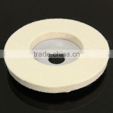 4Inch Dia 100mm Round Polishing Wheel Wool Felt Buffing Polishers Pad Pearl Cloth Buffing Wheels Abrasive Tool