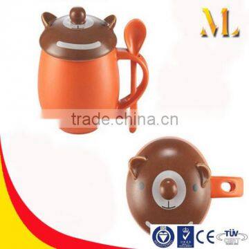 Panda Cat Creative Mugs China Cup Drinkware Handle Spoon Mugs Children Gifts photo-2